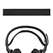 Geekria Flex - Almohadilla de Tela para Diadema de Repuesto para SteelSeries Arctis 7, Arctis 9X, Arctis Pro, Diadema de Repuesto para Auriculares/cojín para Diadema(Negro)