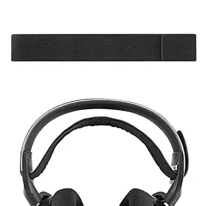 Geekria Headband Replacement for SteelSeries Arctis 7 & SteelSeries Arctis PRO All-Platform Gaming Headset, Replacement Headband/Headphone Velcro Velour Elastic Headband Top Pad Cushion (Black)