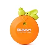 SHAOJUN Niedlicher Cartoon-Kaninchen-Fliesen-Timer, kreative Küchensuppe, mechanischer Timer, Zuhause, Küche, Backen, Erinnerungs-Timer, Orange, L