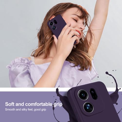 Image of DIZORO Microfiber Candy Back Cover Case for Vivo V70 5G / Vivo V70 Elite 5G Soft Silicone Rubberized Back Cover Case with Camera Protection - Deep