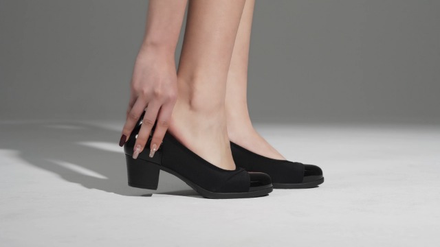 Escarpins Femme DREAM PAIRS à Talon Bas - Confortables Et Élégants - Lycra Respirant - Pour Bureau Ou Soirée