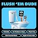 DUDE Wipes Double Deuce Unscented Travel Wipes - 2 Wipes per Pack (40 packs, 80 Count) - On-The-Go Adult Flushable Wipes for Sensitive Skin - Infused with Vitamin E and Aloe - Septic and Sewer Safe