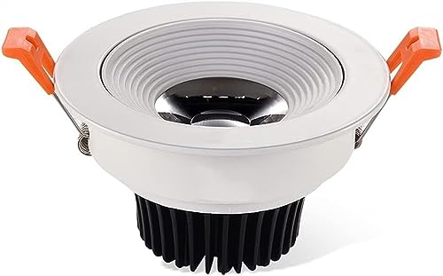 Downlight LED 6W blanc chaud encastrable pour plafond de salle de bain étanche