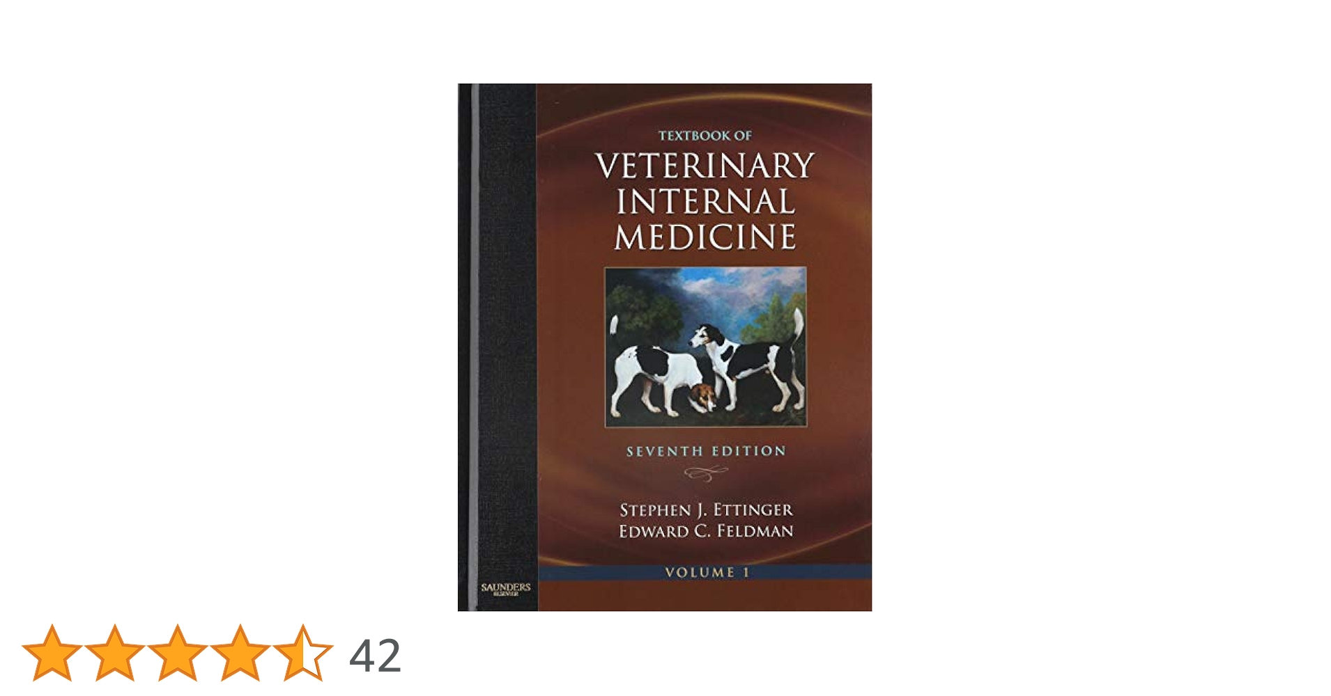 VETERINARY INTERNAL MEDICINE 第9版(最新版) Ettinger's Textbook of Veterinary Internal Medicine