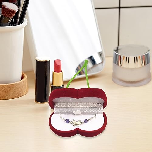 Vaveren Linda caixa de anel em forma de caixa de anel de joias linda caixa de presente, organizador