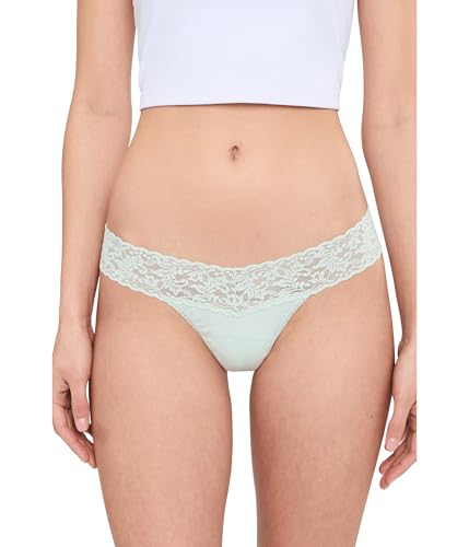 Image of hanky panky - Supima Cotton Low Rise Thongs for Women | Lacy Lingerie, Cotton Panties | 3 or 5 pack