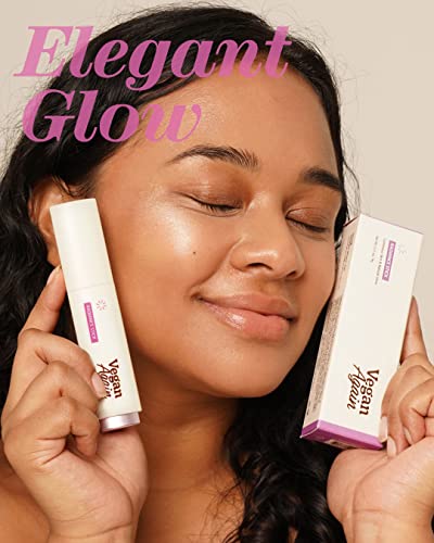 Touch In Sol Vegan Again Radiance Stick - Elegant Glow Makeup Base Balm - Skin Elasticity Makeup Booster - Multi Use Illuminating Stick For Cheek, Eye, Forehead, And Nose, 0.31Oz. #TOP4