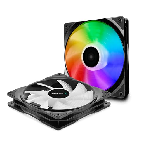 Image of DEEPCOOL CF140 2 in 1 | MB Controlled 140 mm A-RGB LED Case Fan /Cooler - DP-FA-RGB-CF140-2