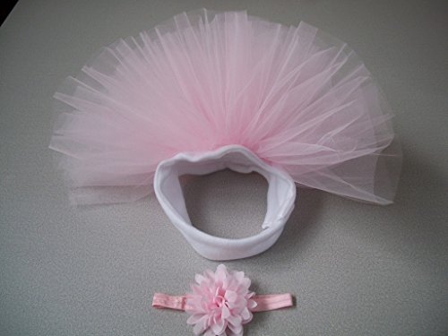 Canis Newborn Girls Photo Photography Prop Tutu Skirt Headband Outfits Pink #TOP4