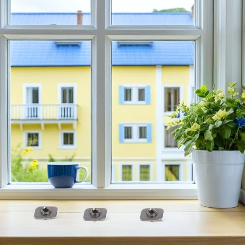 20 limitadores de ventanas correderas de acero inoxidable para un hogar seguro y ventilado 6