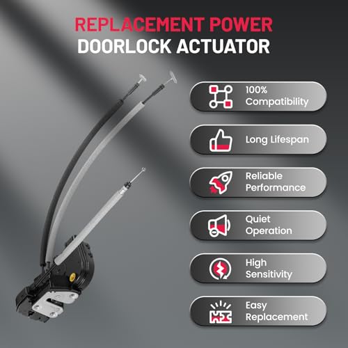 Image of SYERAL Power Door Lock Actuator Front Left Driver Side Compatible with Kia Sportage 2011-2016 Replacement for 813103W010 813103W000