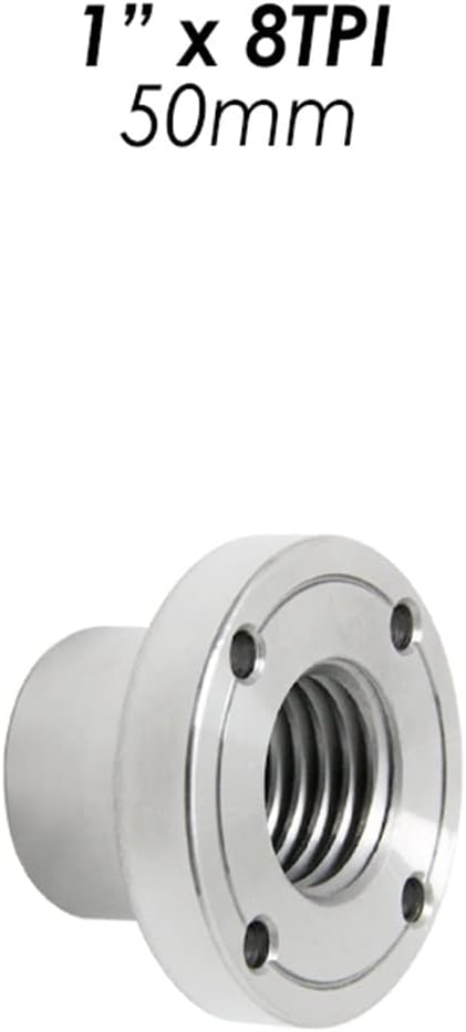 合金鋼製の木製パネル、 手動旋盤チャック木工旋盤フェイスプレートフランジパネル1インチ&times;8 TPIスチール