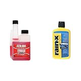 STA-BIL 22208 Fuel Stabilizer, 8. Fluid_Ounces + RainX 800002243 Yellow Windshield Treatment, 7. Fluid_Ounces