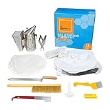 The Magnificent Bee Beekeeping Supplies Starter Kit, 11 Piece Set, All-in-One Beginner Tools and Pro...