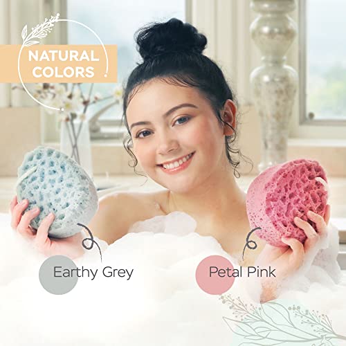 Sunlite Sports BODY SPONGE NATURAL COLORS (2 PIECES) Spongentle Deep Cleansing Body Loofah Sponge thumb #6