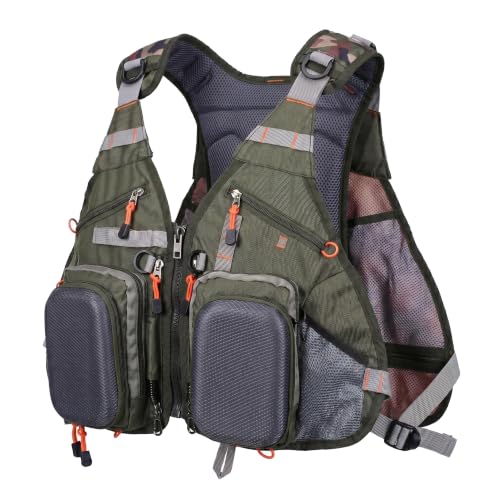 Image of Kylebooker Fly Fishing Backpack & Vest Combo- Premium Fishing Tackle Vest for Men & Women- Upgraded Design Adjustable Fly Fishing Accessory for Fishing Gear Organization
