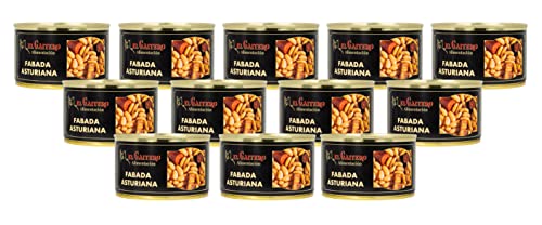 El Gaitero - Fabada Asturiana enlatada | Con chorizo y morcilla | Preparación rápida | 12 latas de 430gr
