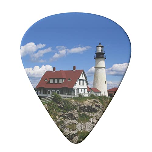Lighthouse Backdrop Lot de 6 médiators pour guitare acoustique, guitare électrique, basse, ukulélé – fin, moyen et épais… - Les Beatles, Paul McCartney, John Lennon, RIngo Starr, George Harrison Lighthouse Backdrop Lot de 6 médiators pour guitare acoustique, guitare électrique, basse, ukulélé – fin, moyen et épais… – Image 4