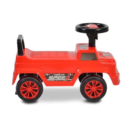 Moni Rutschauto Kinderauto Speed JY-Z12 Musikfunktion, ab 18 Monaten, max. 25 kg, Farbe:rot – Bild 5