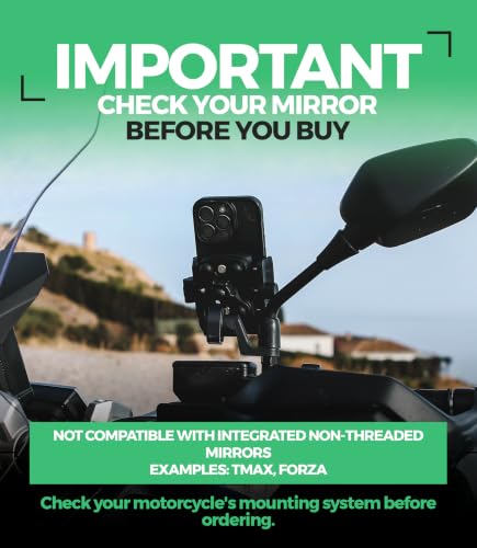 MOGGAM Motorcycle Phone Holder with Vibration Dampener