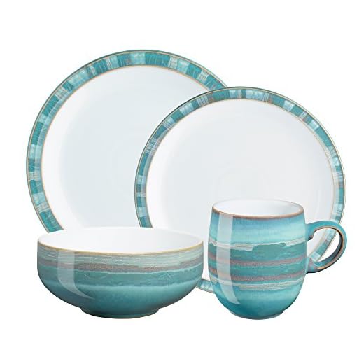 Denby Azure Coast 16-Piece Dinnerware Set