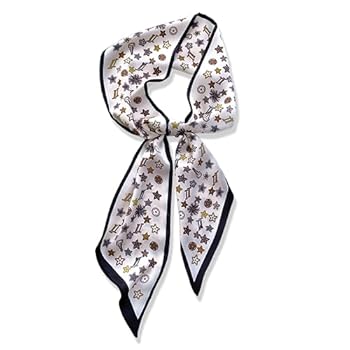【希少】美品 MASU 23ss GALAXY SILK SCARF WHITE MASU(エムエーエスユー)のGALAXY SILK SCARF WHITE(スカーフ)の