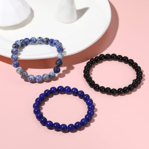 Healing Bracelet for Women Anxiety Crystal Bracelet Chakra Beaded Bracelets Calming Stretch Bracelet Rose Quartz Crystals Healing Stones Bracelet Stress Relief Gifts for Women4