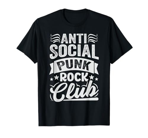Anti Social Punk Rock Club T-Shirt
