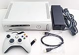 Microsoft Xbox 360 4GB Matte White Video Game Console System Bundle with Wired Controller (Renewed)