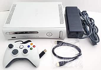 Microsoft Xbox 360 4GB Matte White Video Game Console System Bundle with Wired Controller (Renewed)