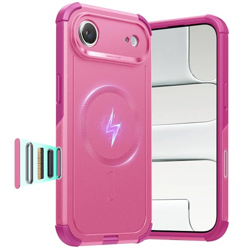 Image of ESR for iPhone Air Case, for MagSafe, Rugged, Rosy Pink