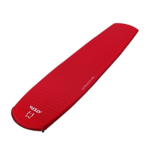 ATEPA Ultralight 650 Colchoneta autoinflable Cómoda y Ligera Colchoneta para Dormir con Tejido hogar, Acampada al Aire Libre, Senderismo y Festivales
