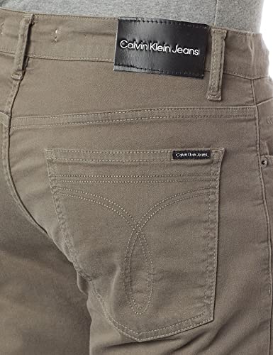 Calça Moletom Calvin Klein Cadarço Masculino, Chumbo, P