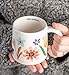 Karma, 14 oz Shelly Mug - Cute Coffee and Tea Mug - Ceramic Coffee Mugs for Women and Men, Hello Sunshine