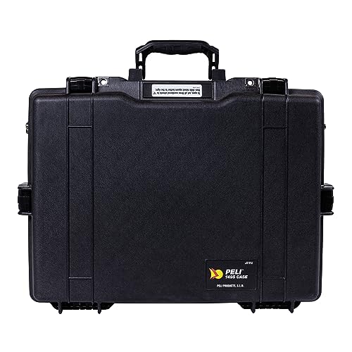 Image of Peli 1495CC1 Impact Resistant Laptop Case, IP67 Watertight and Dustproof, 37L Capacity, Made in US, Black