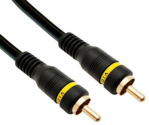 Câble vidéo composite RCA Amzer blindé anti-interférences pour corriger l'image