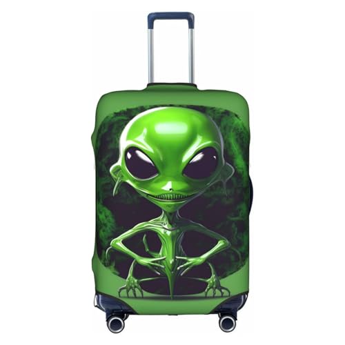 Housse de protection pour bagage à imprimé extraterrestre blanc taille M