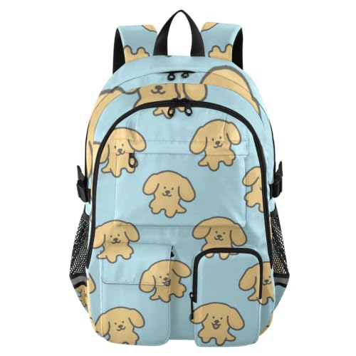 Mochila de negocios azul de 17.5 pulgadas para adolescentes mochilas escolares de viaje juveniles
