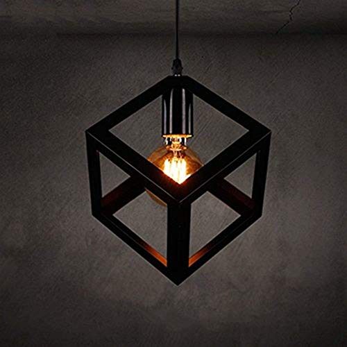 Lustre industriel en fer rétro pour éclairage d'hôtel et loft chic - 2