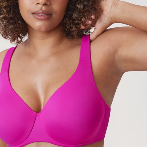 Image of DELIMIRA Minimizer Bras for Women Full Coverage Plus Size Underwire Unlined Supportive Seamless Bra