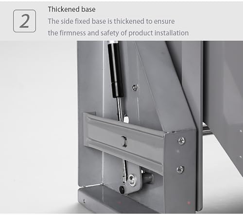 3-Tier Pull Down Kitchen Cabinet Shelf, Heavy-Duty Metal Lifting Basket for Spice & Dish Organization, 15kg Weight Capacity, Adjustable Storage Solution for Upper Wall Cabinets