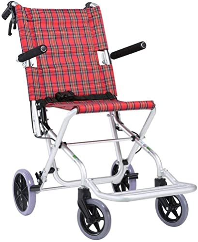 PNAJFUEL Silla de Ruedas Portátil de Transporte a Domicilio para Ancianos Silla de Ruedas Portátil de Transporte a Domicilio Plegable Ultraligera Silla de Ruedas Portátil de Transporte a Domicilio d