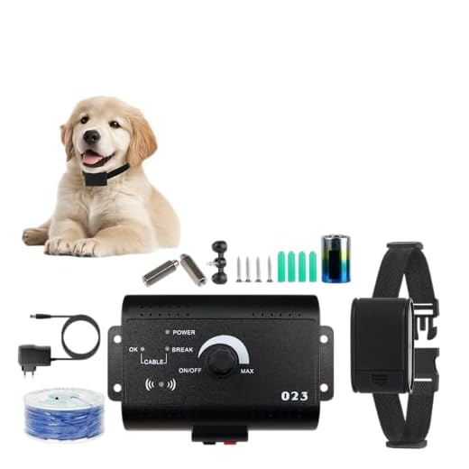 Genérico Sistema de Cerca Eléctrica Inalámbrica Invisible para Perros – Alcance Ajustable, Entrenador de Collar Recargable, Zona de Seguridad para Mascotas en Jardín