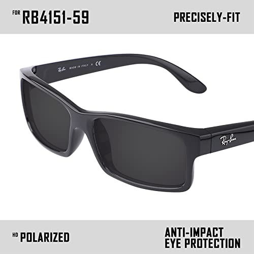 Image of Polarized Replacement Lenses for Ray-Ban RB4151 59mm Sunglass
