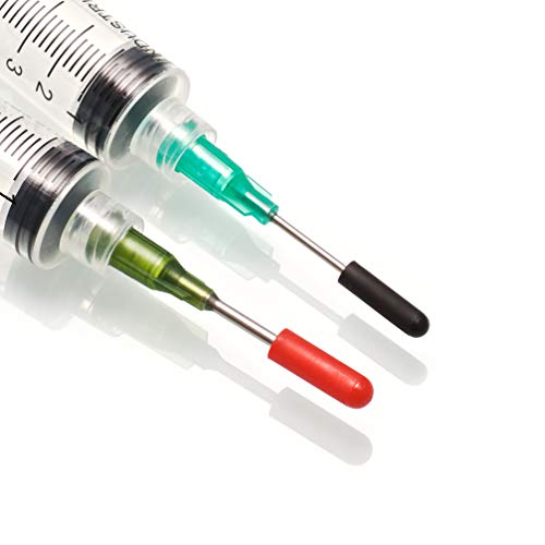 Dispense All - K1-3Pk All-Purpose Industrial Syringe Kit - 1Ml/3Ml/10Ml With 1" 14+18 Gauge Dispensing Tips, Syringe Caps And Tip Covers #TOP2