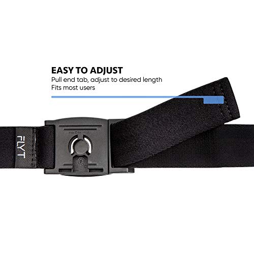 FLYT Solo Belt - Minimalist Web Nylon Belt with Quick-Release Magnetic Plastic Buckle, TSA Friendly4
