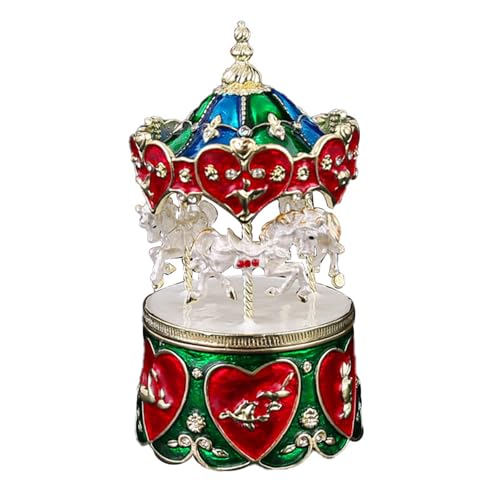 Boîte à bijoux en alliage contre la poussière pour bagues et boucles