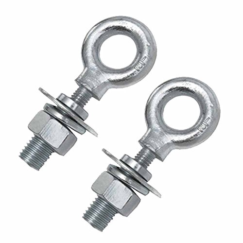 PROGRIP 822820 Truck and Trailer Bed Cargo Tie Down Anchor Removable Bolt, 1/2"diameter x 2" Shank (Pack of 2)
