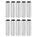 10pcs Seamless Aluminum Tube Round Straight Aluminum Tubes for Robotics, Automation & Industrial Use, 14mm OD x 12mm ID