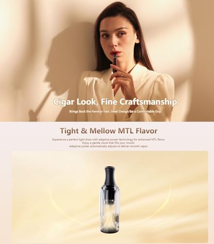 Wenax M2 Pod Kit 16W Max Output Power Built-In 1200Mah Battery With 2Ml Wenax M Cartridge 0.8Ohm Vaporizer - No Nicotine, No Liquid - 4